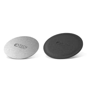 Tech-Protect Metalplate Magnetic Car Mount Silver & Black [2 PACK]