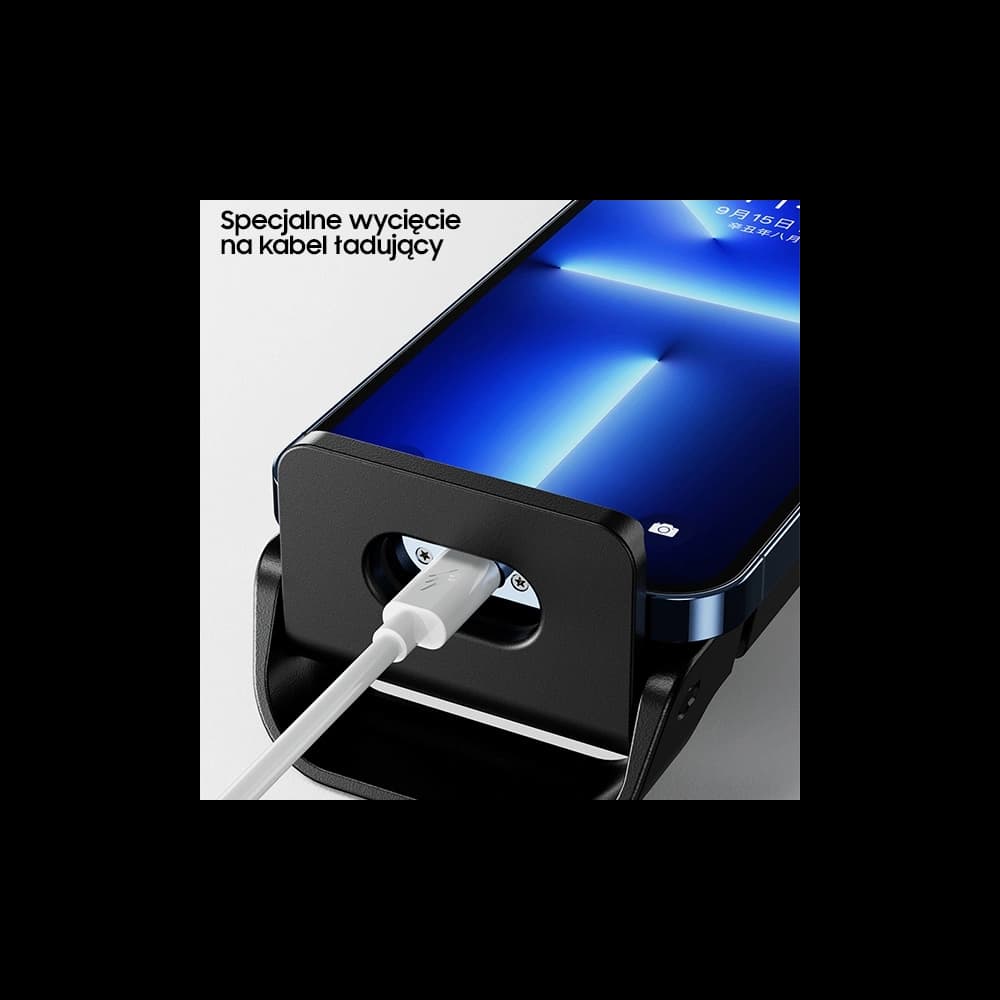 AWEI X40 fejhallgató tartó fekete - 8