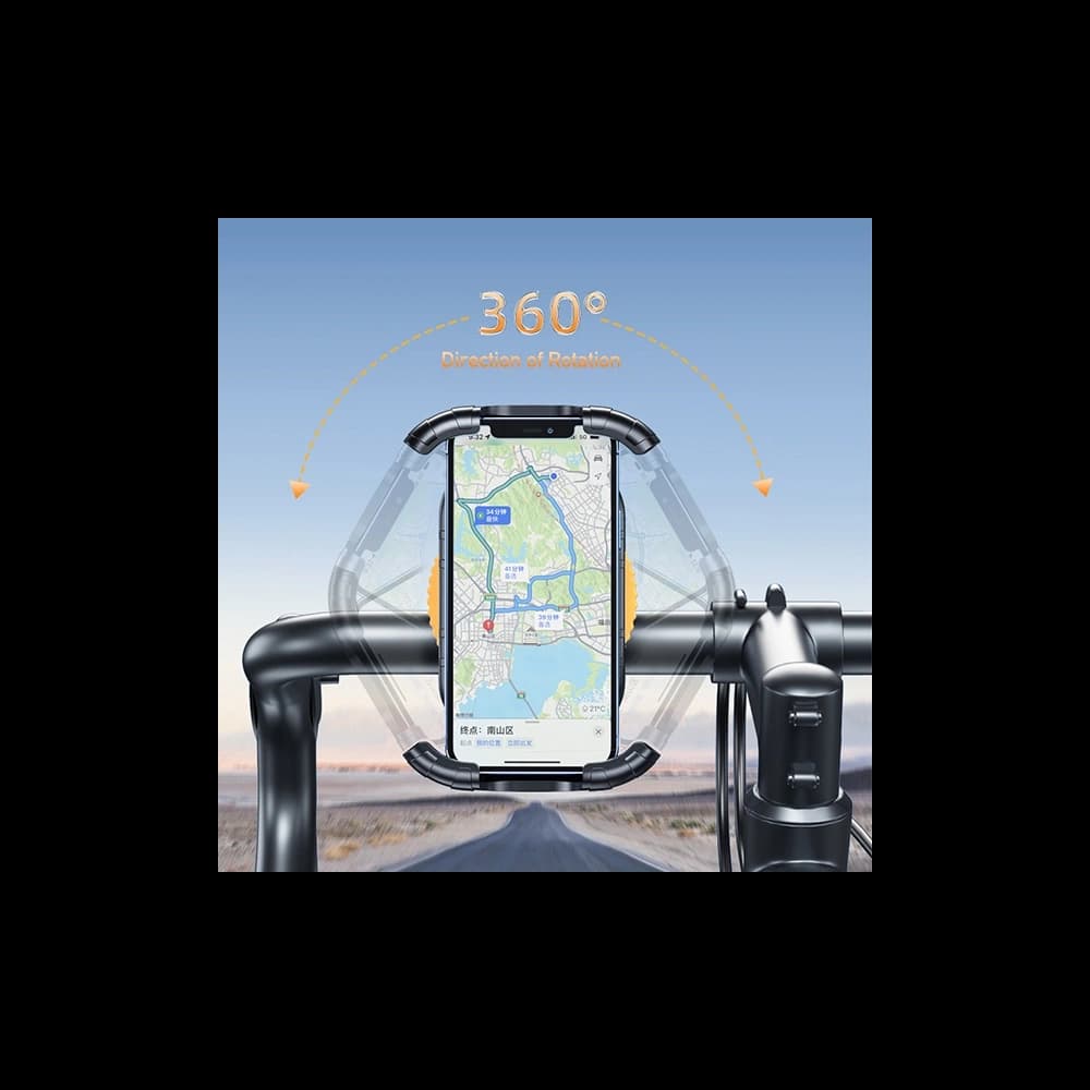 Uchwyt rowerowy AWEI X29 4,7"-6,7" do ramy czarny - 3