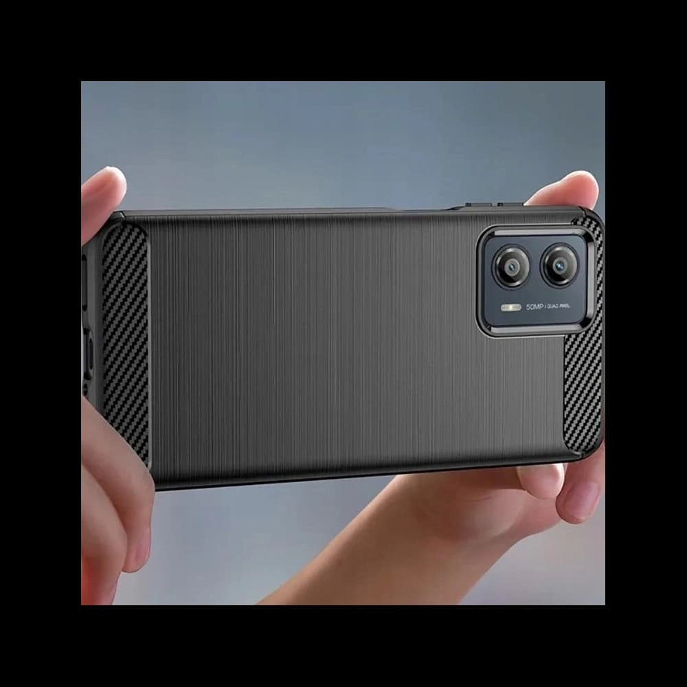 Tech-Protect TPUCarbon Motorola Moto G53 5G Black - 3