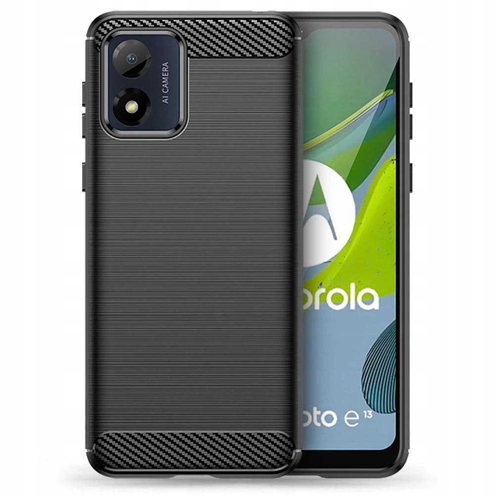 Tech-Protect TPUCarbon Motorola Moto E13 Black - 1