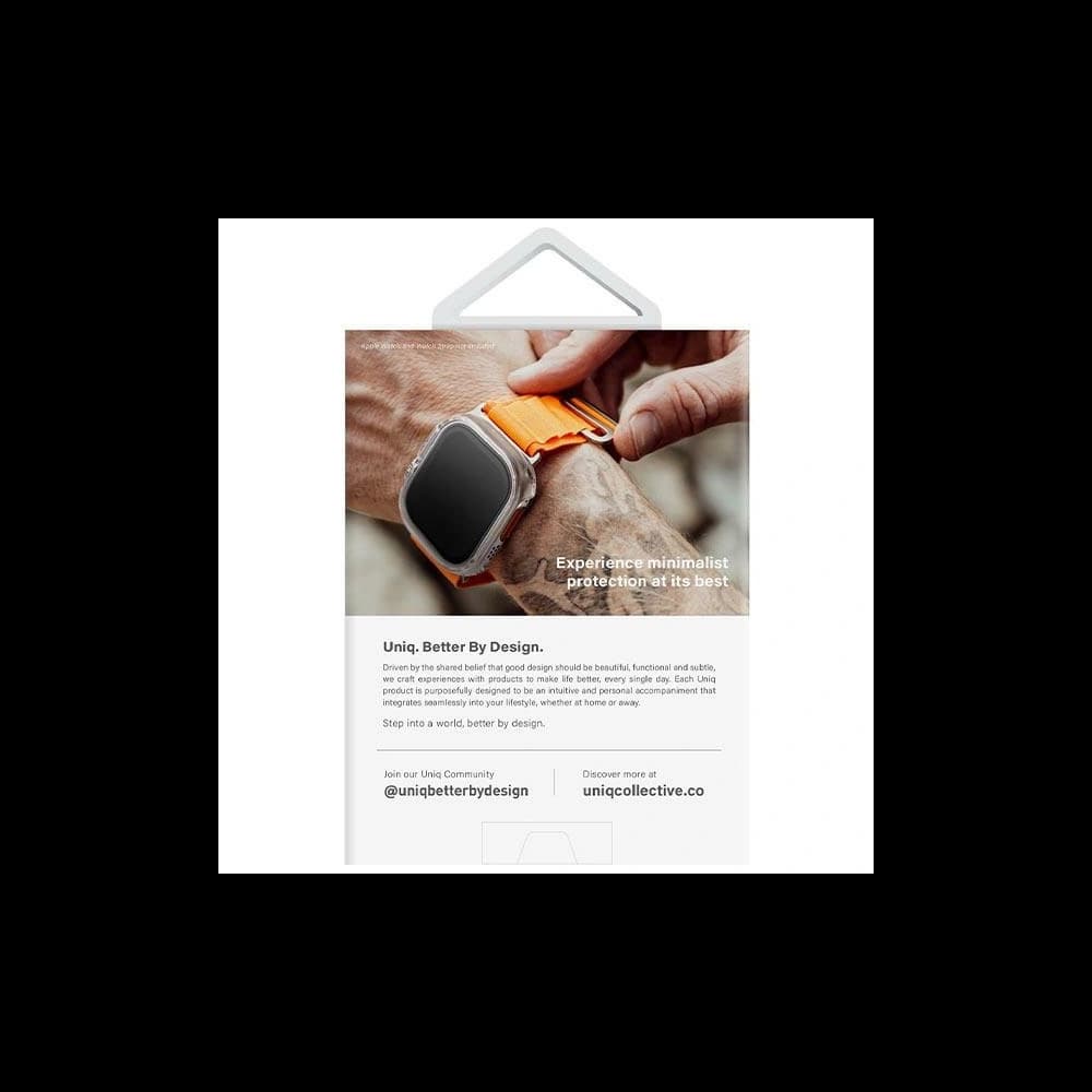 Etui UNIQ Garde Apple Watch Ultra 49mm průhledný/dove clear - 5