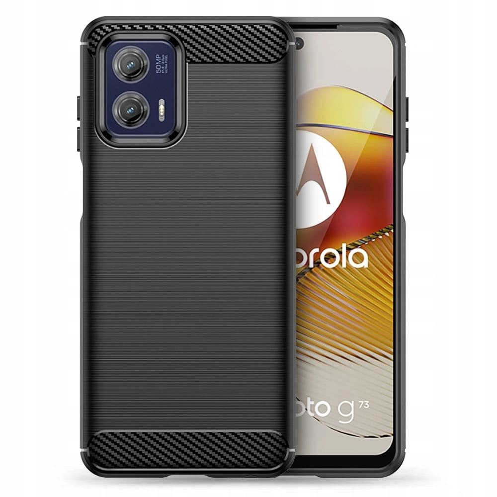 Etui Tech-Protect TPUCarbon Motorola Moto G73 5G černá - 1