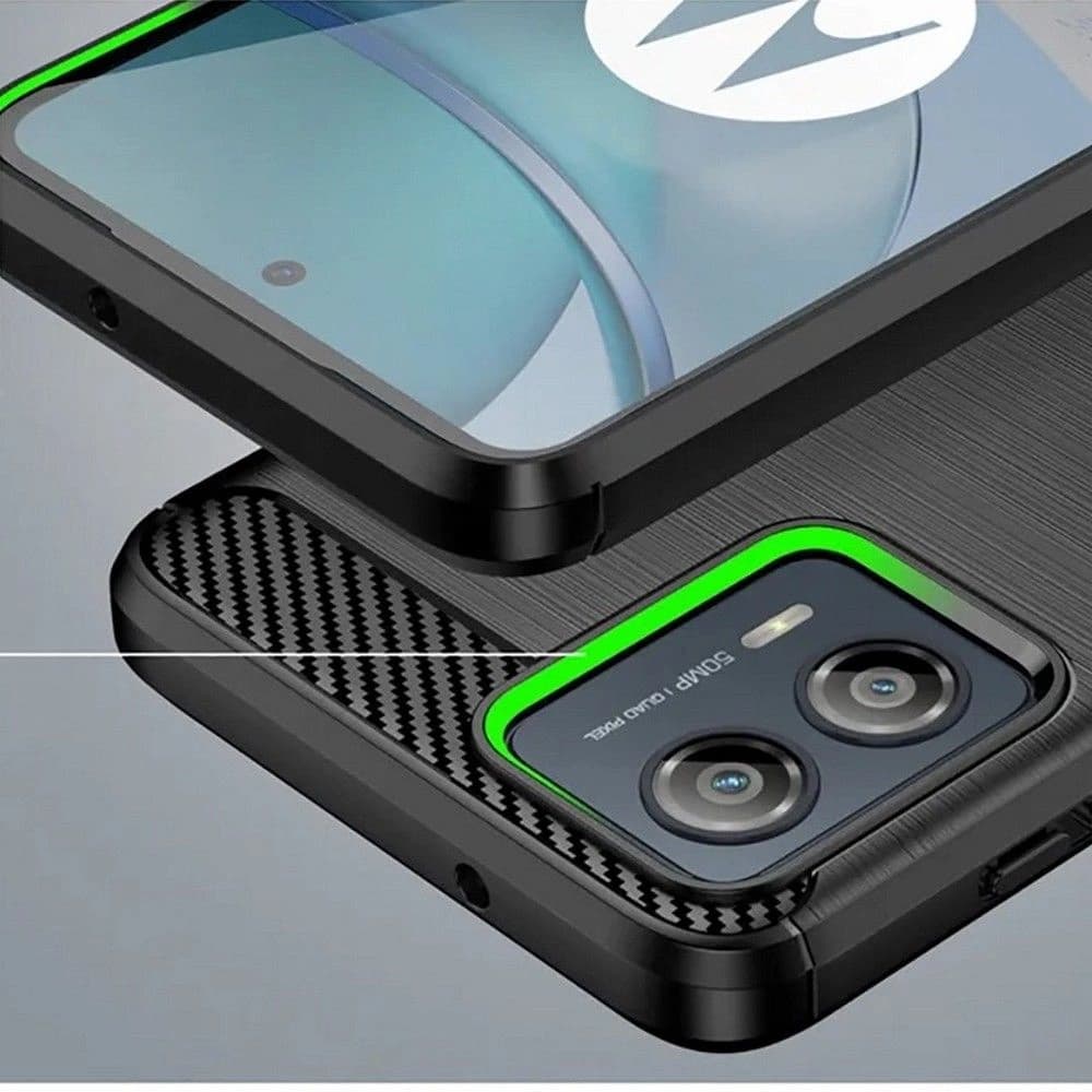 Etui Tech-Protect TPUCarbon Motorola Moto G73 5G černá - 3