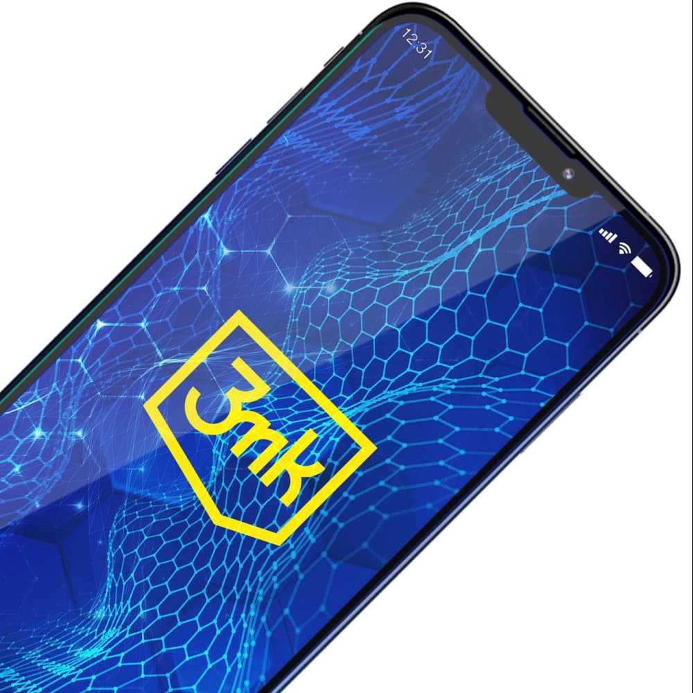 Edzett üveg 3MK HardGlass Max Lite Motorola Moto E32s fekete - 4