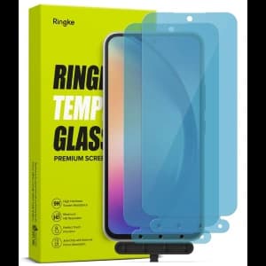 Ringke Samsung Gehärtetes Glas Gehärtetes Glas Galaxy A54 5G Klar [2 PACK]
