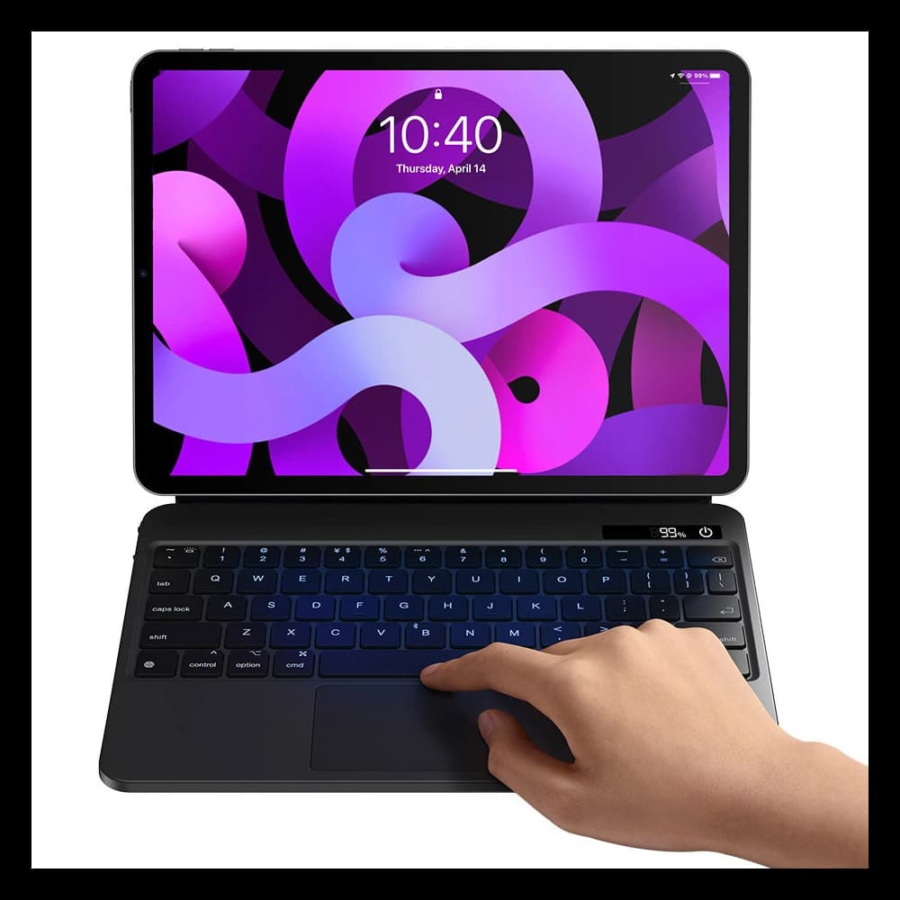 Baseus Apple Tasche Brilliance Keyboard iPad Air 10.9 (4. und 5. Generation)/iPad Pro 11 (1., 2. und 3. Generation)/iPad 10.9 2022 (10. Generation) grau - 19