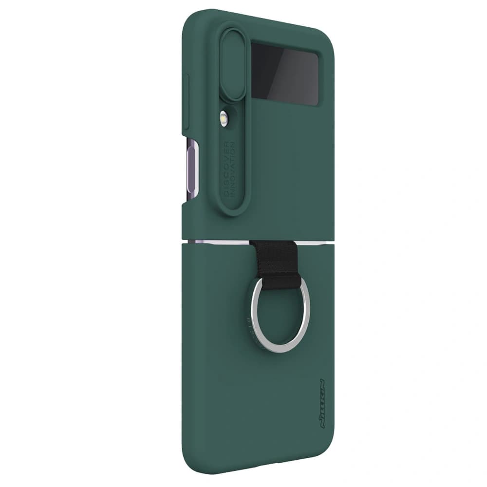 Case Nillkin CamShield Silky Silicone Samsung Galaxy Z Flip 4 green - 2