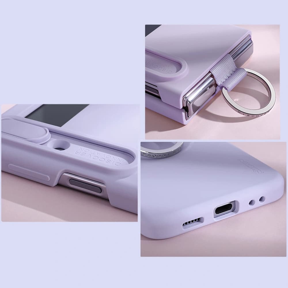 Case Nillkin CamShield Silky Silicone Samsung Galaxy Z Flip 4 green - 15