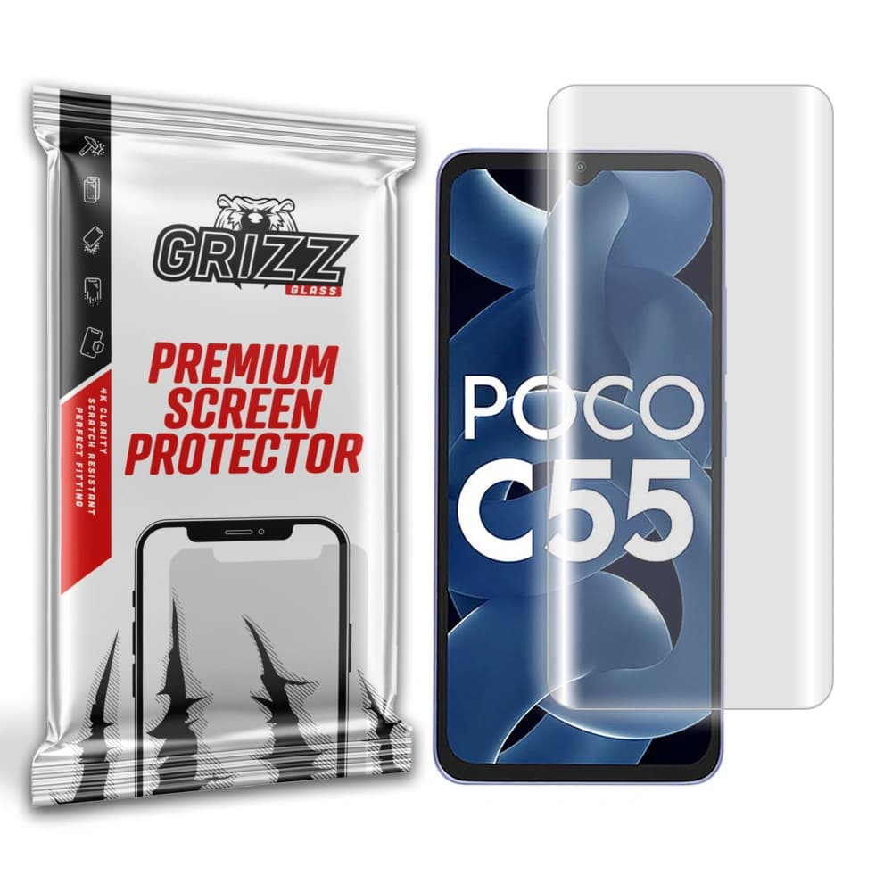 GrizzGlass Xiaomi Hydrogelfolie Hydrofilm für Poco C55 - 1