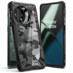 Case Ringke Fusion-X Design OnePlus 11 5G Camo (Moro) Black