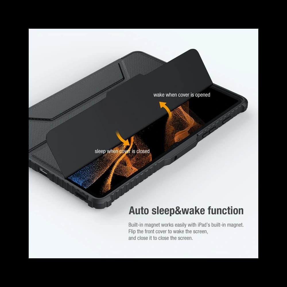 Etui Nillkin Bumper Pro Samsung Galaxy Tab S8+ Plus/S7+ Plus/S7 FE czarne - 7