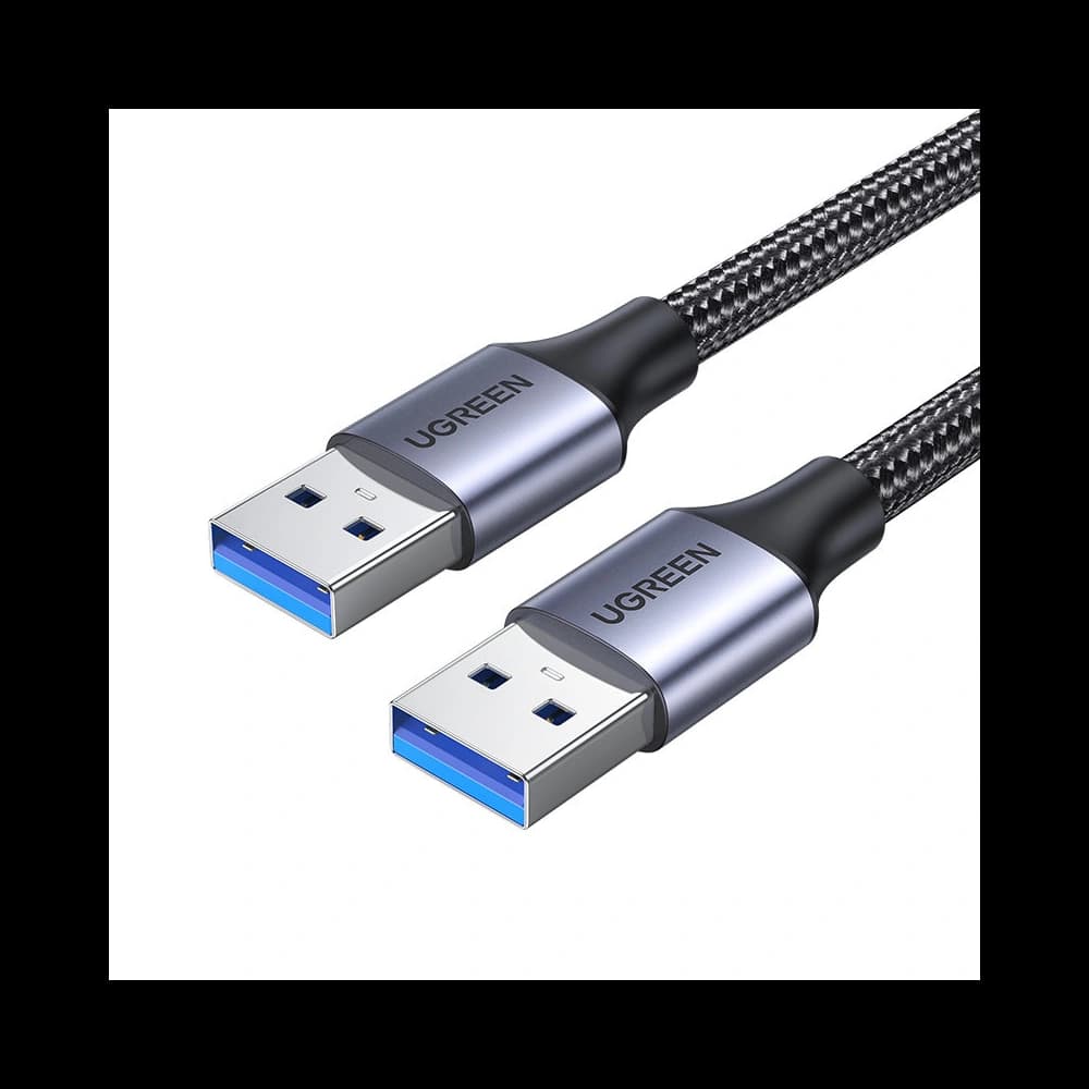 UGREEN US373 USB-A/USB-A 3.0 5Gb/s Kabel 2m grau - 1