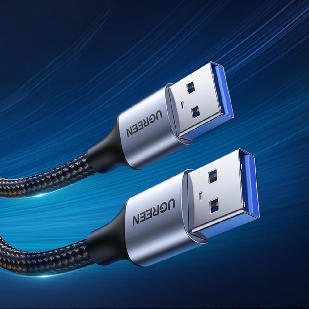 UGREEN US373 USB-A/USB-A 3.0 5Gb/s Kabel 2m grau - 5
