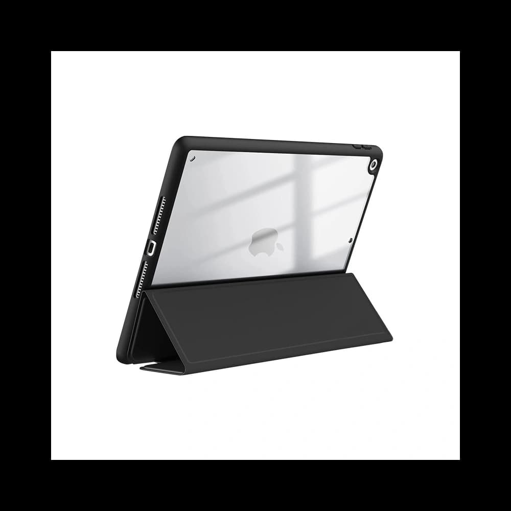 Crong PrimeFolio Apple iPad 10.2 2019/2020/2021 (7, 8, 9 gen) + Pencil holder (black/clear) - 4