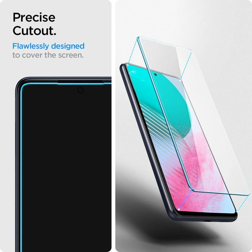 Spigen Samsung Gehärtetes Glas GLAS.tR Slim Galaxy M54 5G Klar [2 PACK] - 7