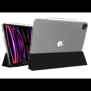 Apple GEAR4 Crystal Palace Folio Tasche iPad Pro 12.9 2018/2020/2021/2022 (3., 4., 5. und 6. Generation) (klar)