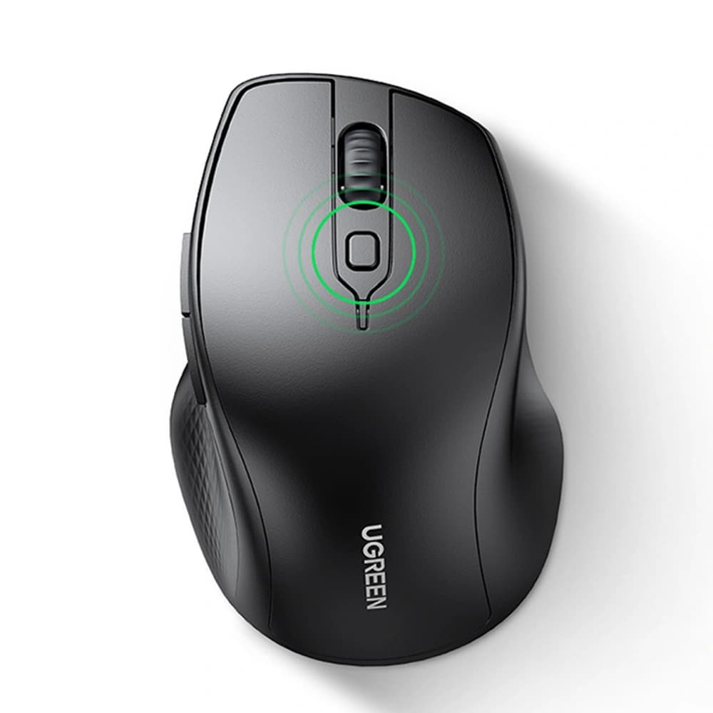 UGREEN MU101 Ergonomic Wireless Mouse Black - 4