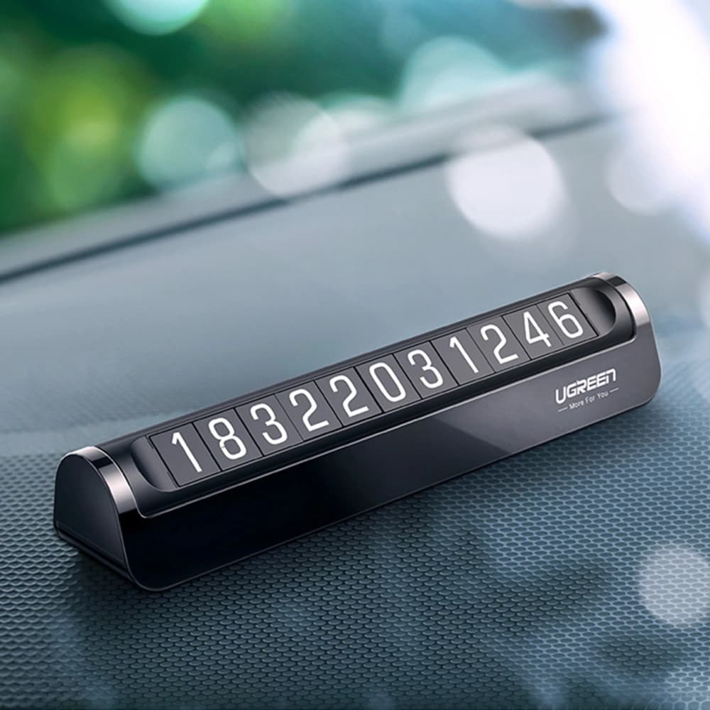 UGREEN LP178 Auto Parken Nummernschild schwarz - 2