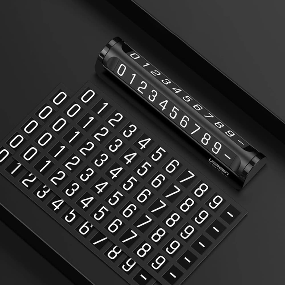 UGREEN LP178 Auto Parken Nummernschild schwarz - 10