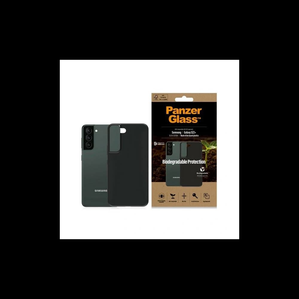 PanzerGlass Biodegradable Case Samsung Galaxy S22+ Plus black 0375 - 1