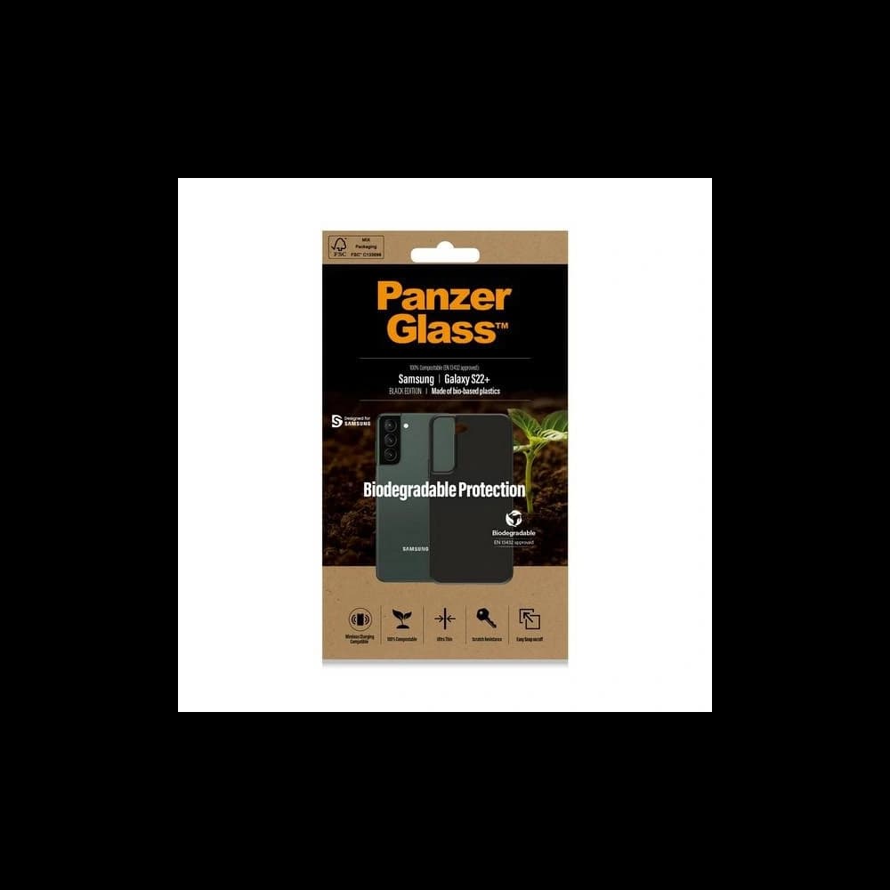 PanzerGlass Biodegradable Case Samsung Galaxy S22+ Plus black 0375 - 2