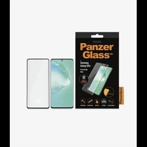 PanzerGlass Samsung Tempered Glass Curved Super+ Galaxy S20+ Plus Case Friendly Finger Print schwarz/schwarz