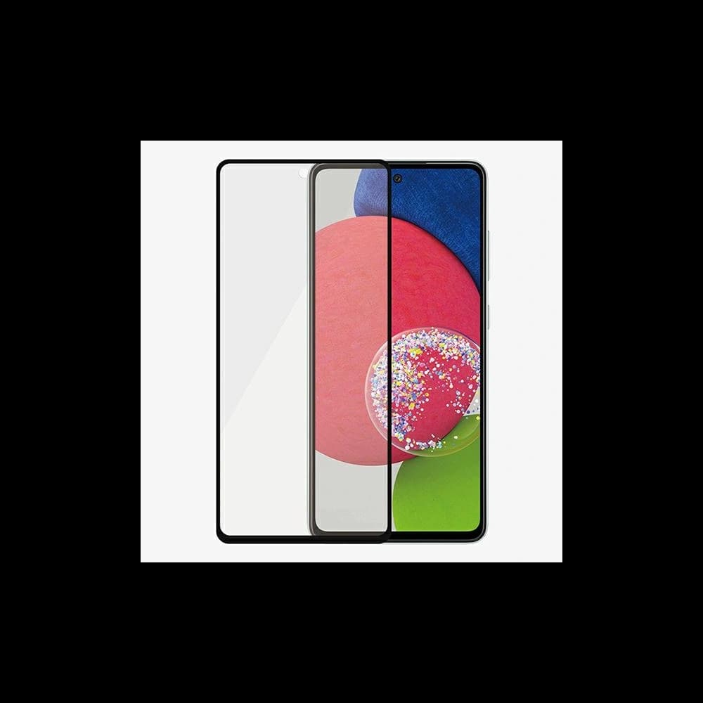 Szkło hartowane PanzerGlass E2E Microfracture Samsung Galaxy A52/A53 5G Case Friendly AntiBacterial czarny/black - 4