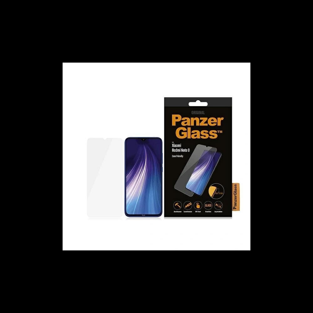 PanzerGlass E2E Regular Xiaomi Redmi Note 8 Case Friendly - 1