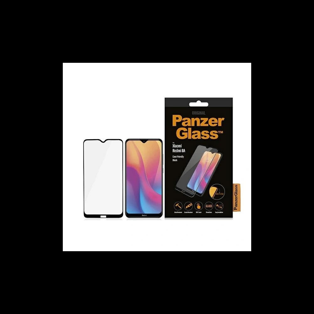 PanzerGlass Xiaomi Gehärtetes Glas E2E Regular Redmi Note 8A Case Friendly - 1