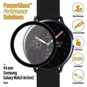 PanzerGlass Samsung Gehärtetes Glas Galaxy Watch Active 2 44mm schwarz/schwarz