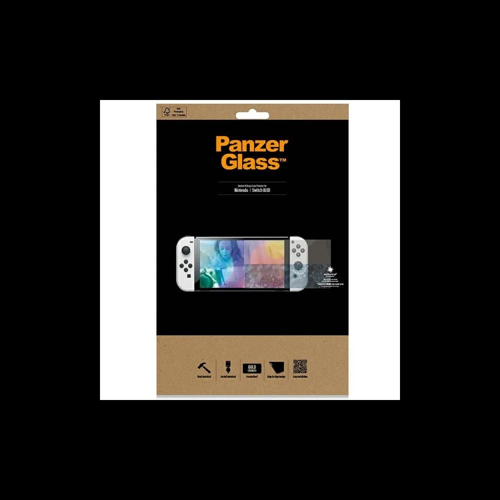 PanzerGlass Gehärtetes Glas Standard Nintendo Switch OLED Antibakteriell - 6