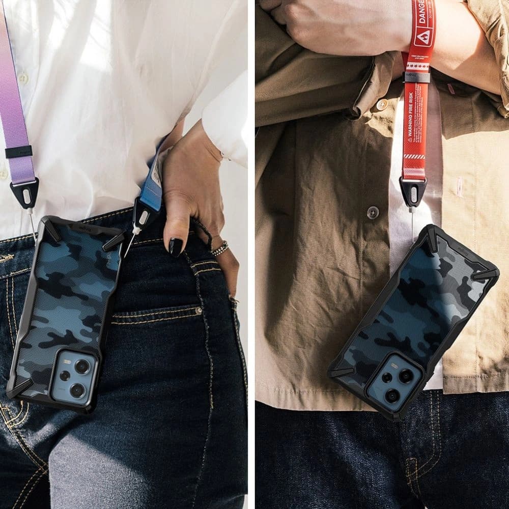 Ringke Fusion-X Design Xiaomi Redmi Note 12 Pro 5G/POCO X5 Pro 5G Camo (Moro) Black - 10