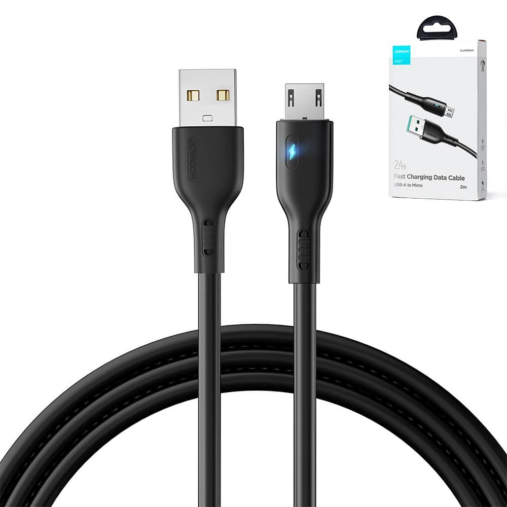 Joyroom Kabel S-UM018A13 USB-A/microUSB 2,4A 2m schwarz - 3