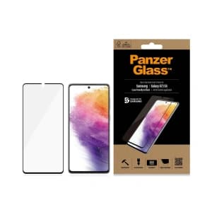 PanzerGlass Samsung Gehärtetes Glas E2E Regular Galaxy A73 Case Friendly schwarz/schwarz