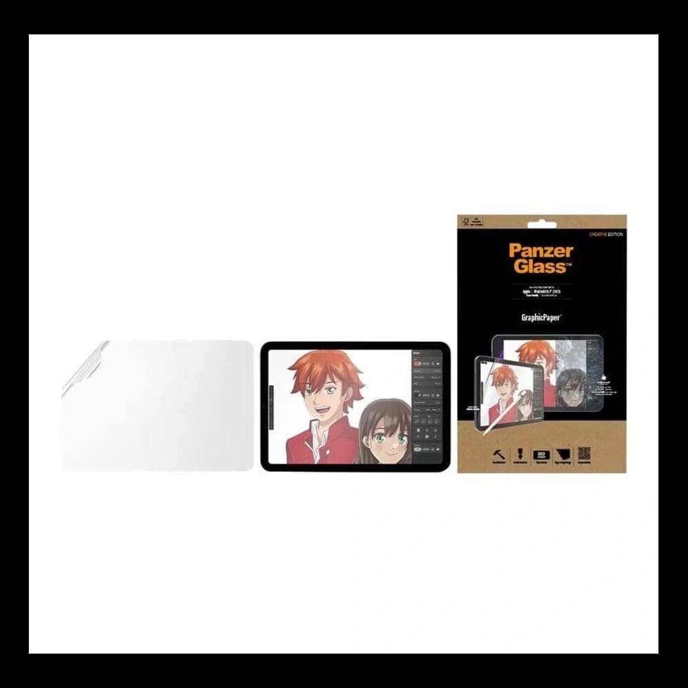 Folia ochronna PanzerGlass GraphicPaper Apple iPad mini 2021 (6. generacji) / iPad mini 8.3" 2024 (7. generacji) Case Friendly Antibacterial - 1