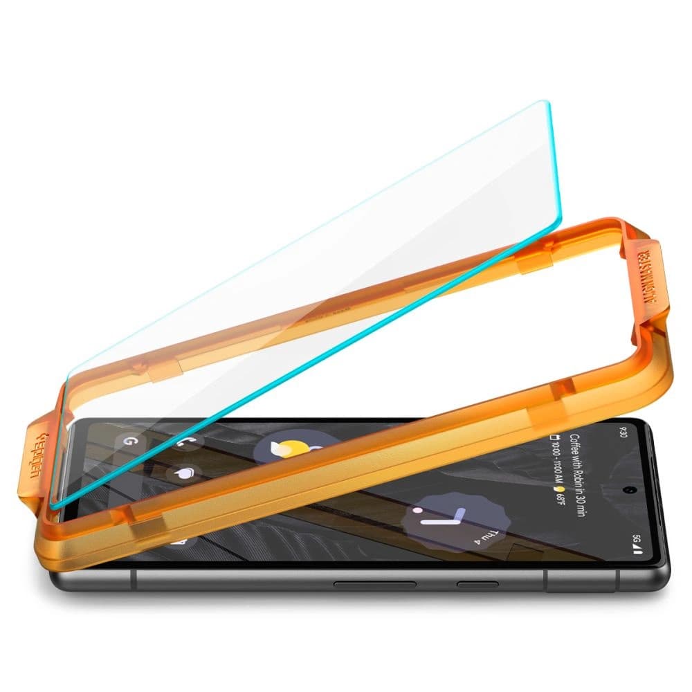 Spigen GLAS.tR AlignMaster Google Pixel 7a Clear [2 PACK] - 4