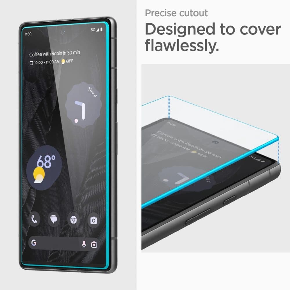 Spigen GLAS.tR AlignMaster Google Pixel 7a Clear [2 PACK] - 10