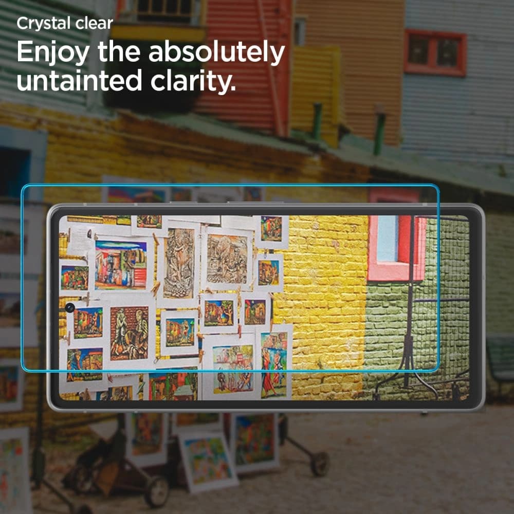 Spigen GLAS.tR AlignMaster Google Pixel 7a Clear [2 PACK] - 11