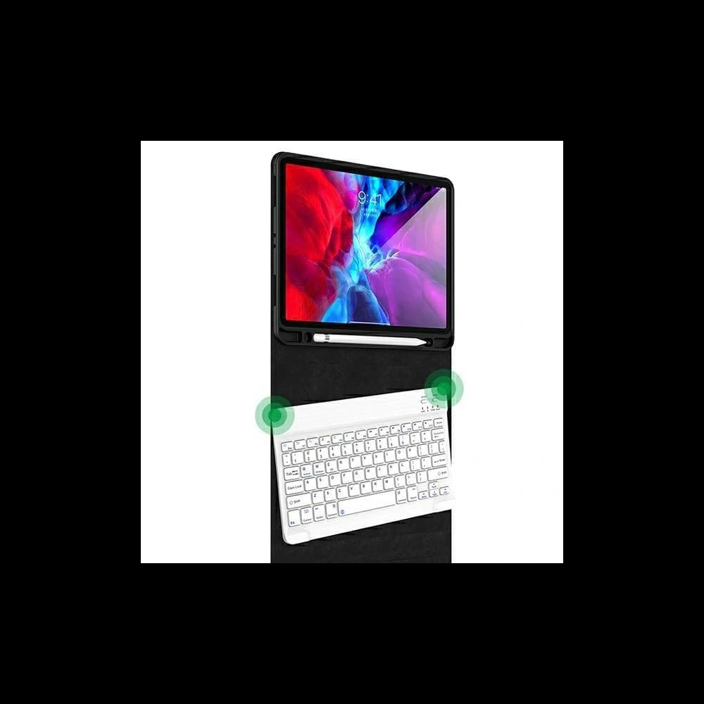 Apple USAMS Winro Keyboard Case iPad Pro 11 2018/2020/2021/2022 (1., 2., 3., 4. Generation) lila Gehäuse-weiße Tastatur/lila Abdeckung-weiß (US-BH645) - 3