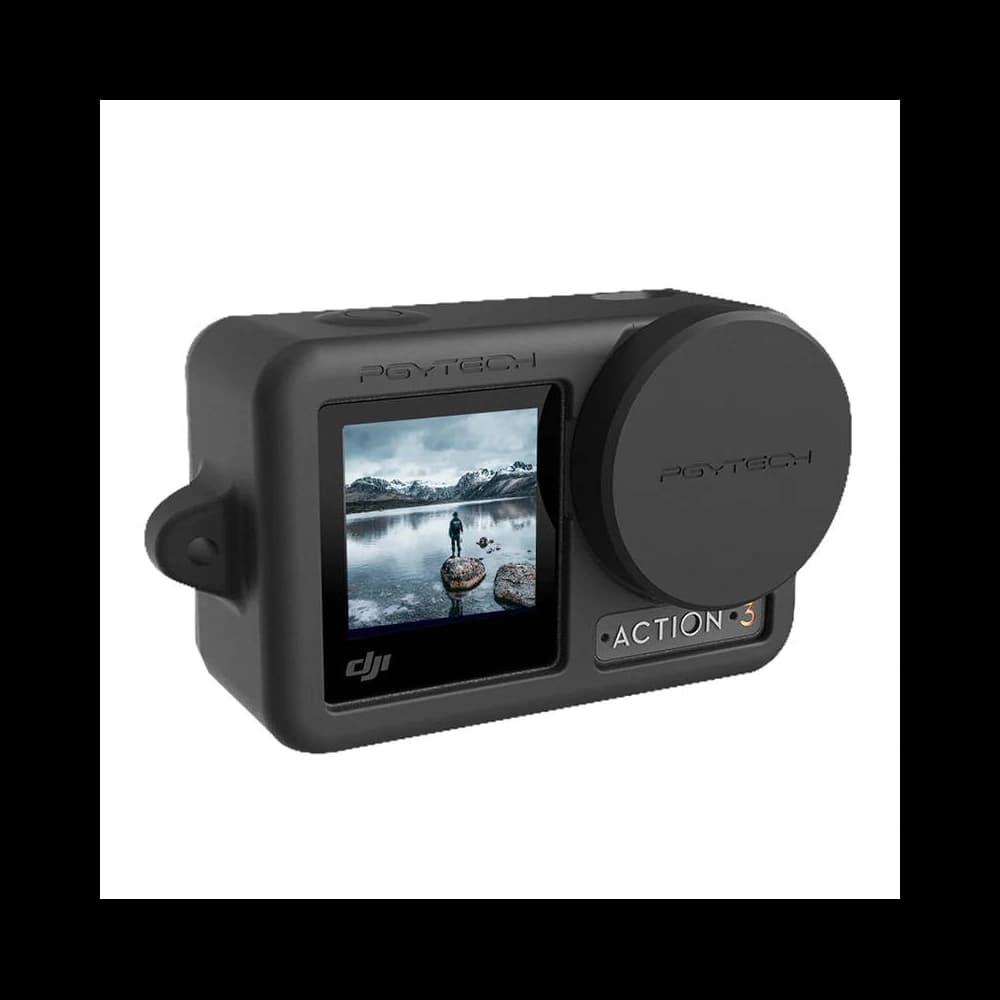 PGYTECH szilikon védőburkolat Osmo Action 3-hoz (Fekete) - 2