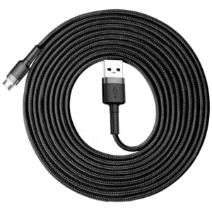 Kabel Baseus Cafule USB-A/microUSB 2A 3M czarno-szary