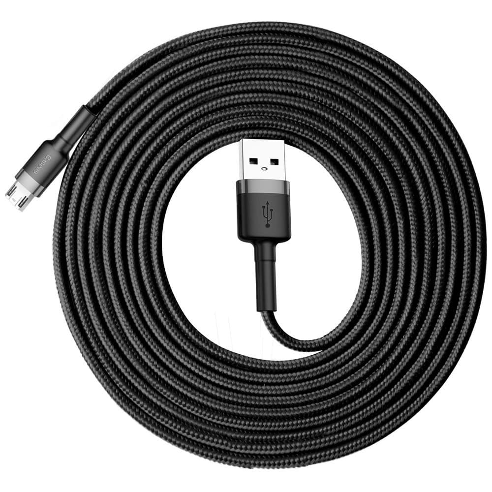 Baseus Cafule USB-A/microUSB Cable 2A 3M black-gray - 1