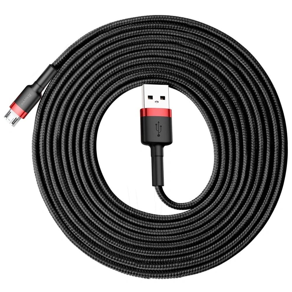 Baseus Cafule USB-A/microUSB Cable 2A 3M black-red - 1