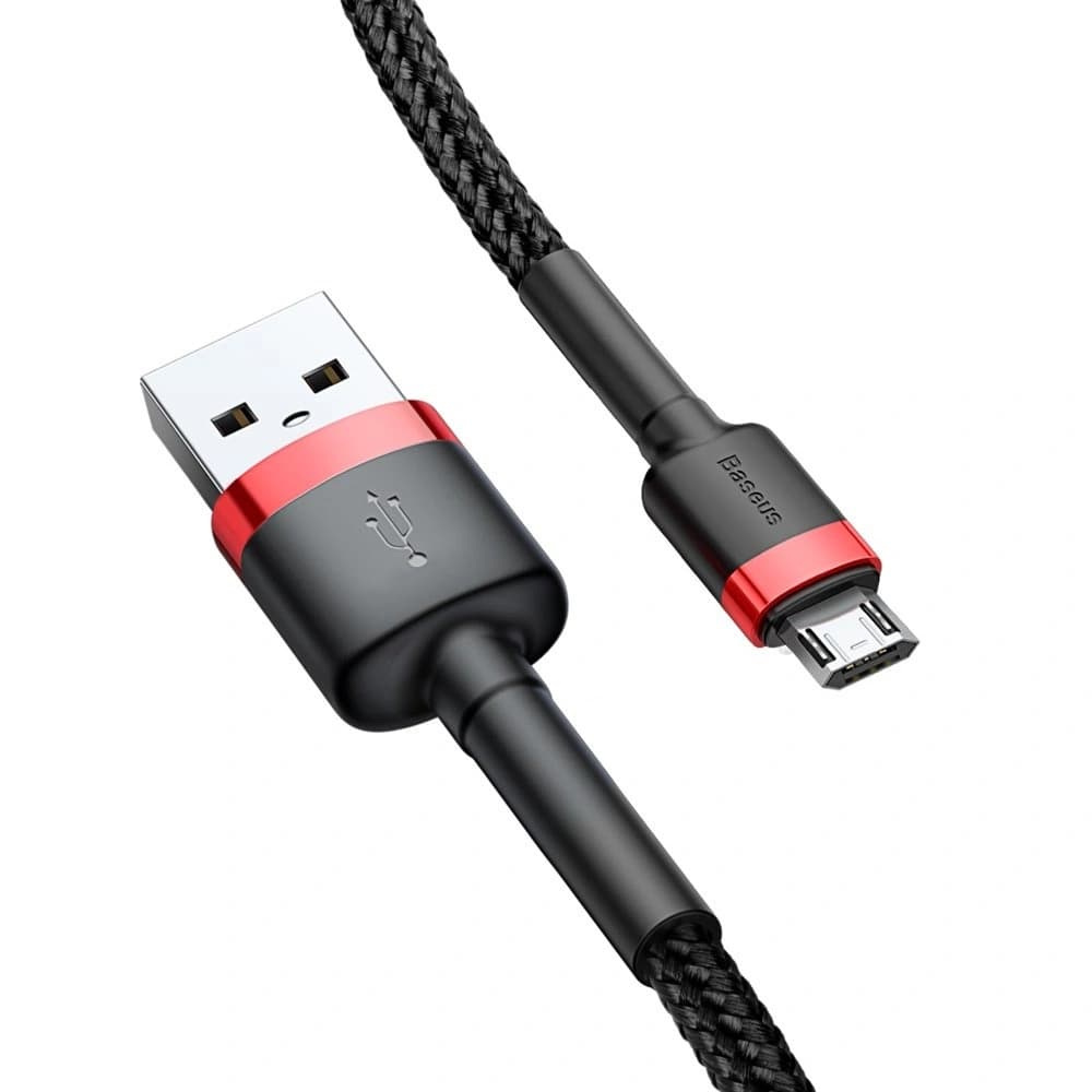 Baseus Cafule USB-A/microUSB Cable 2A 3M black-red - 2