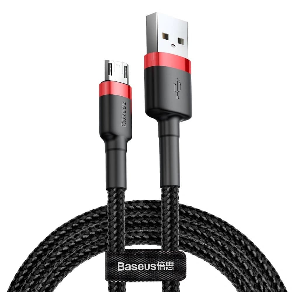 Baseus Cafule USB-A/microUSB Cable 2A 3M black-red - 5