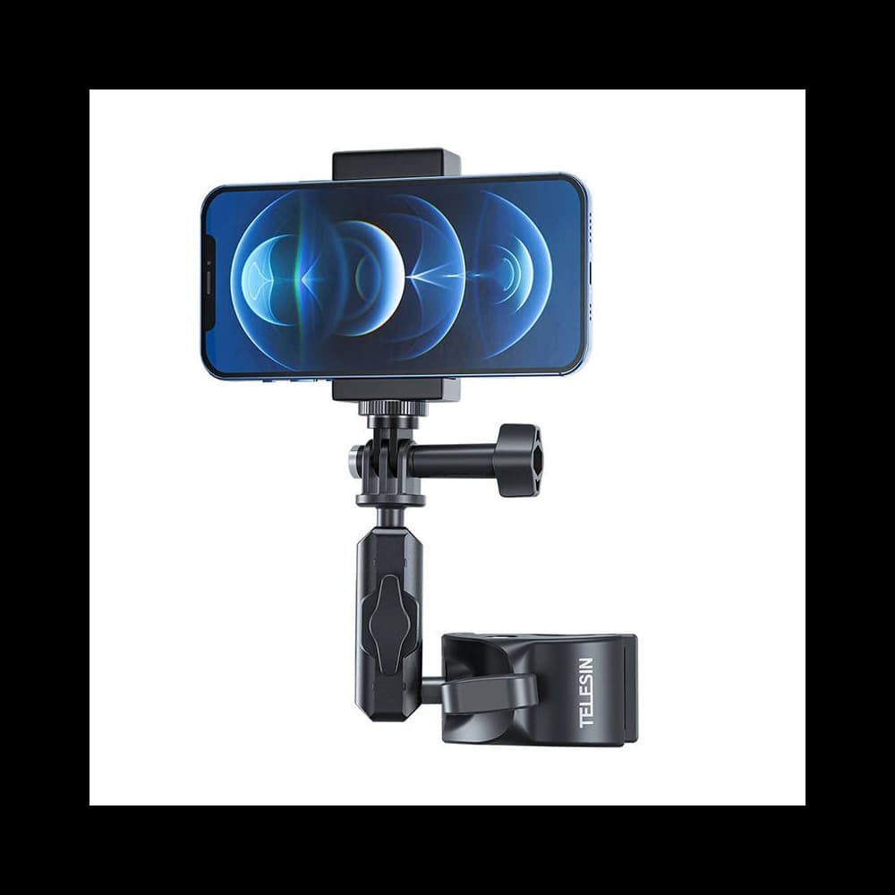 TELESIN Plastic Universal Handlebar Mount Tube Clamp - 4