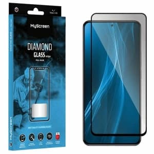 OnePlus MyScreen Diamond Glass Edge Lite FG 10T schwarz/schwarz Vollverklebung gehärtetes Glas