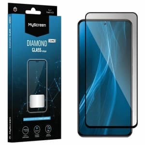 Xiaomi MyScreen Diamond Glass Edge Lite FG gehärtetes Glas Poco M5s schwarz/schwarz Full Glue