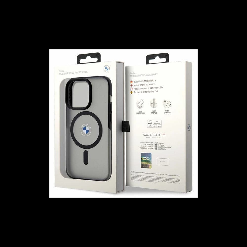 BMW Apple Tasche BMHMP14XDSLK iPhone 14 Pro Max schwarz/schwarz Hardcase Signature MagSafe - 8